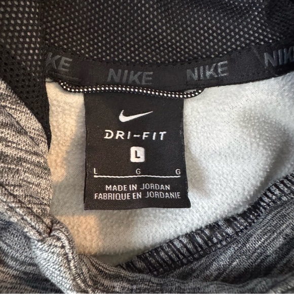 Nike Dri-Fit Kids Grey and Black Hoodie - Picture 2 of 3